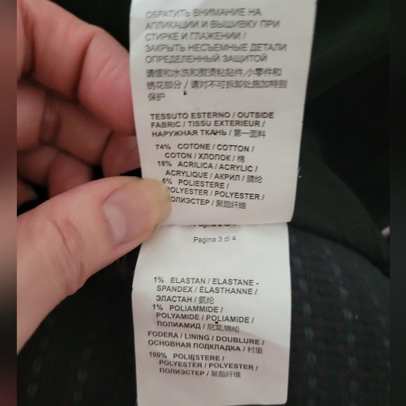 Pinko | NWOT Italian Multicolor Embellished Jeweled Fringe Tweed Jacket - Picture 8 of 15